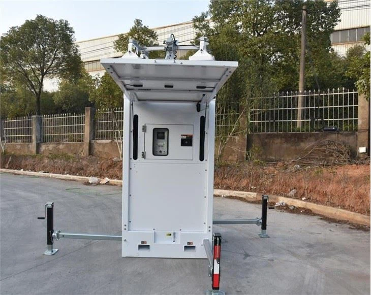 Forklift Holes Mobile Solar CCTV Tower