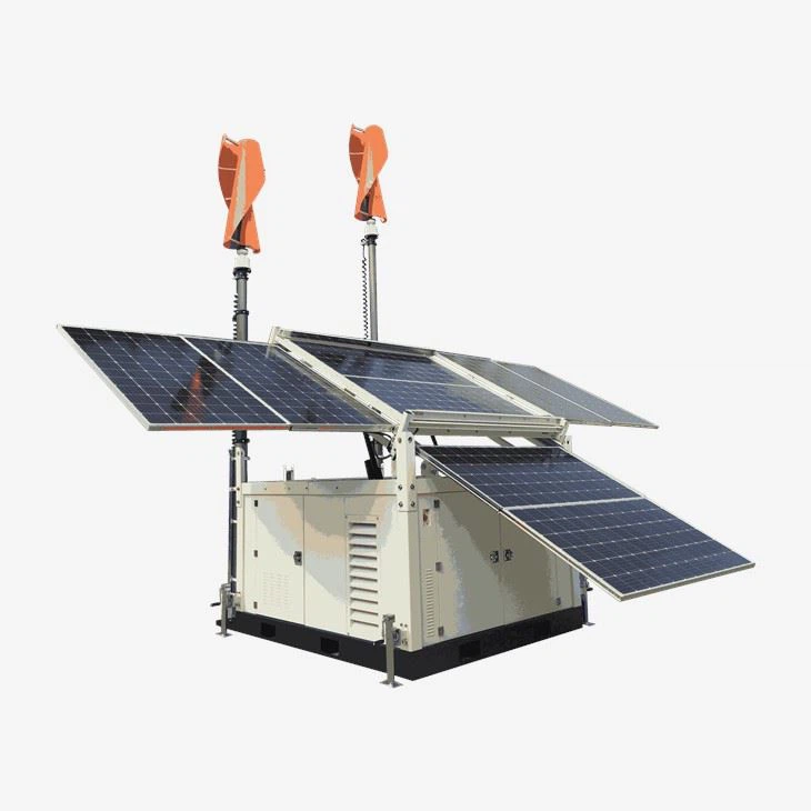 태양광 및 풍력 터빈 하이브리드 발전기